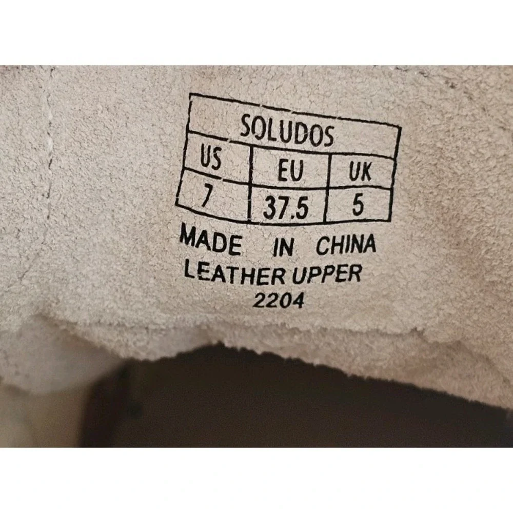 SOLUDOS Women's White Evil Eye Ibiza Sneaker. Size 7 New In Box